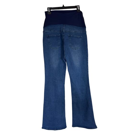 glam Blue Denim Straight Leg Pants - Picture 4 of 4